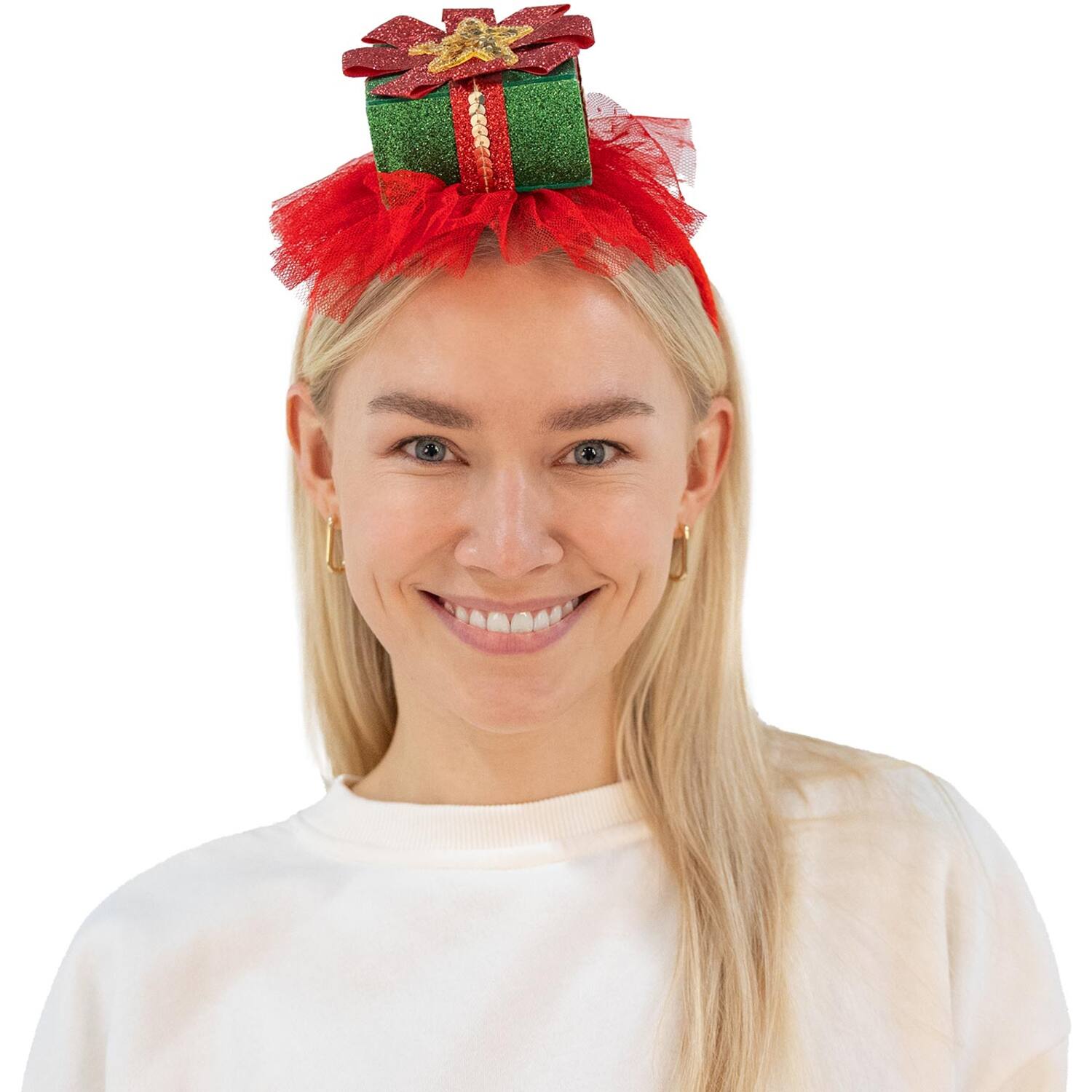 Head Band Christmas Gift Plastic / Fabric 13.6 x 18.8 cm
