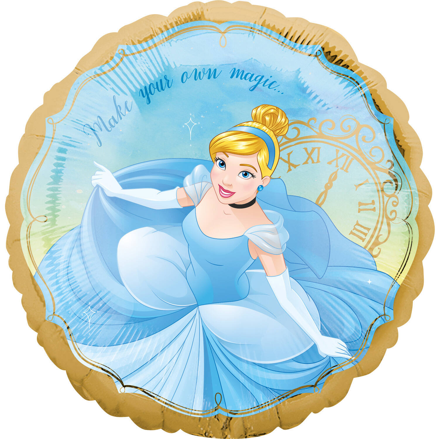 Foil Balloon - Cinderella - "Make your own magic" - 45 cm