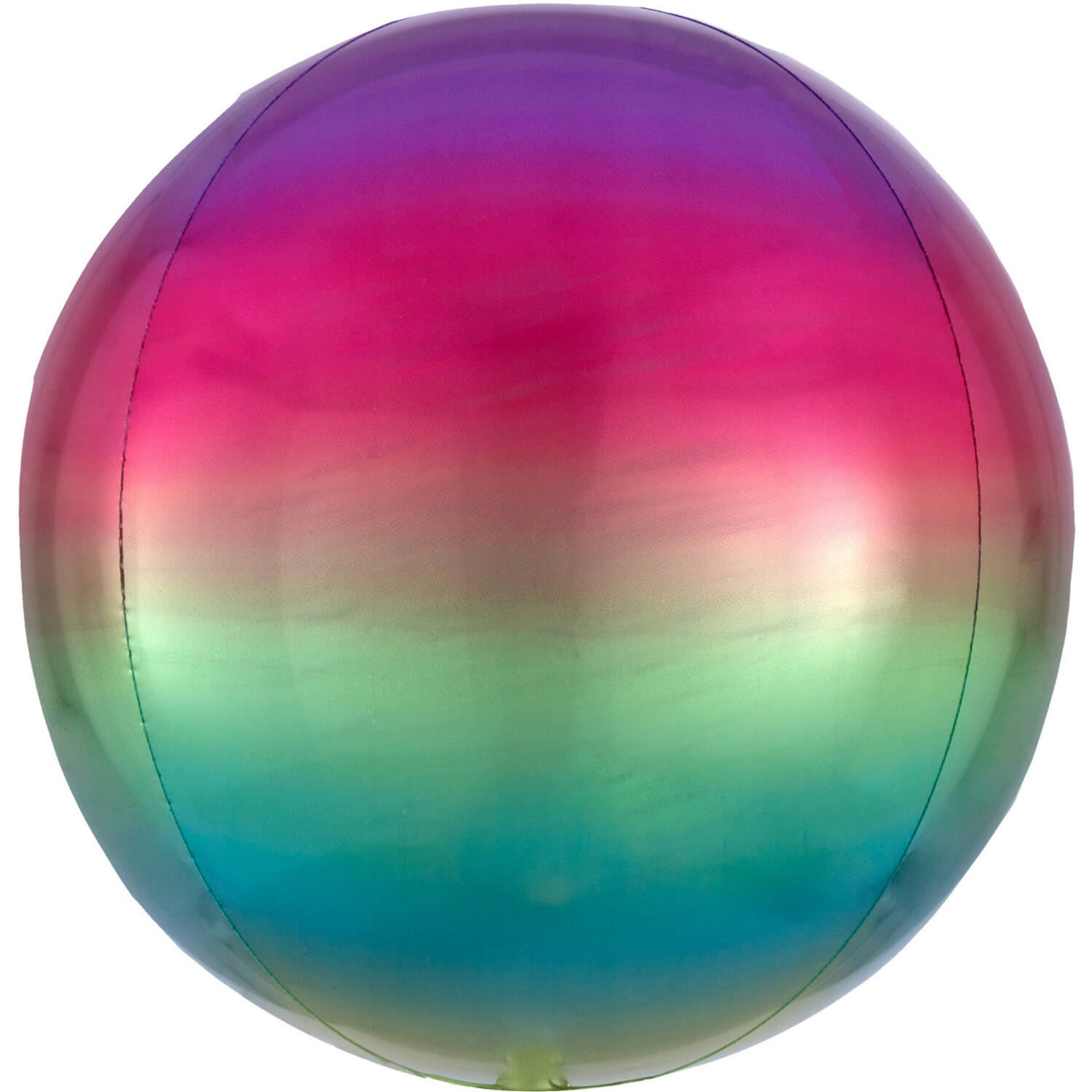Orbz Ombré Orbz Rainbow Foil Balloon G20 Packaged 38 cm x 40 cm