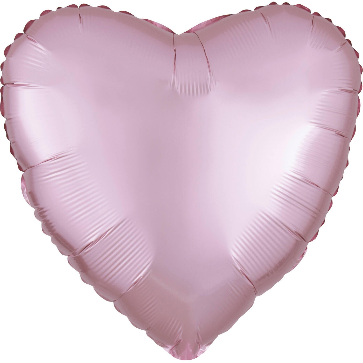 Foil Balloon - Shape - Heart - Pastel Pink - Satin Luxe- 45 cm
