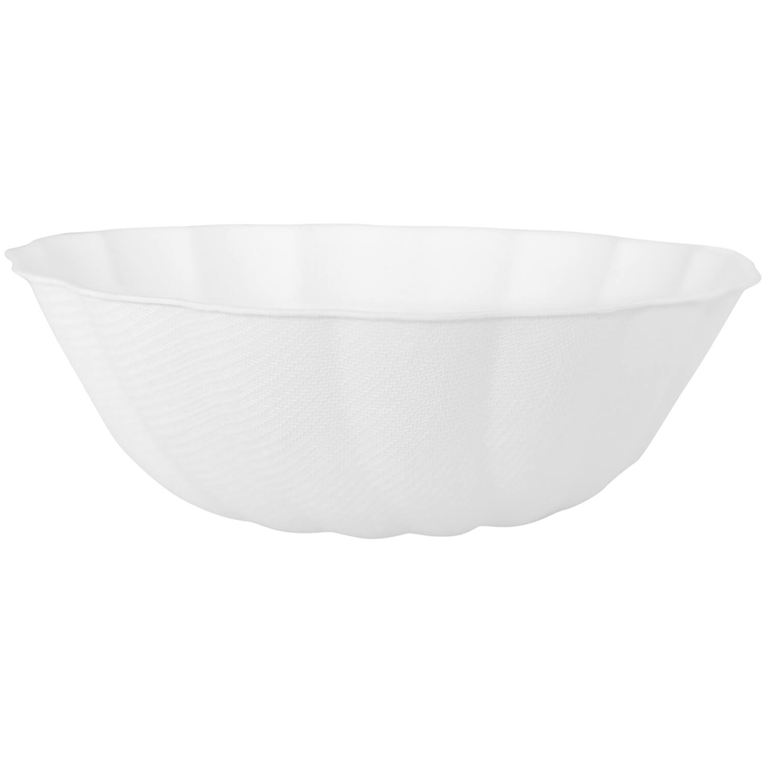 6 Bowls Vert Decor Round White 14.8 cm