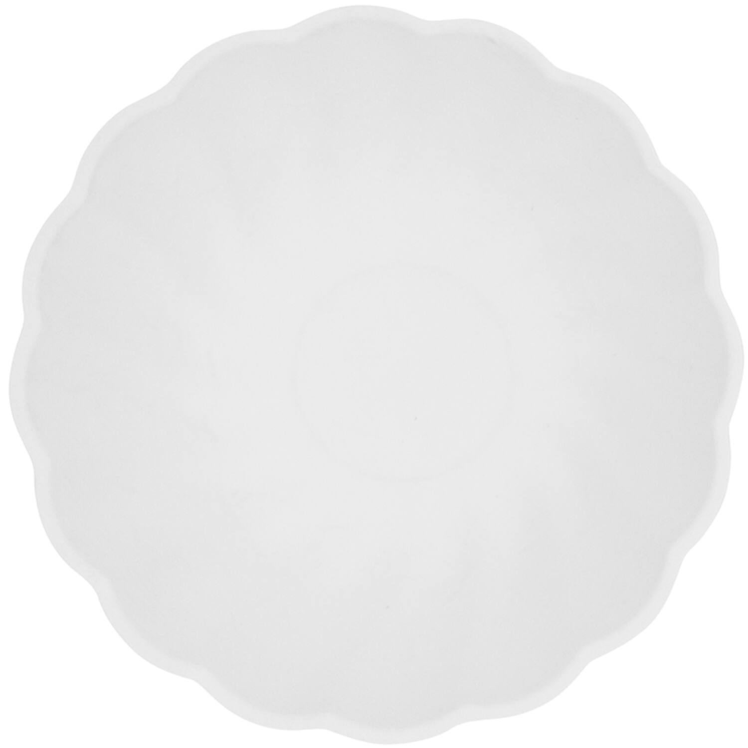 6 Bowls Vert Decor Round White 14.8 cm