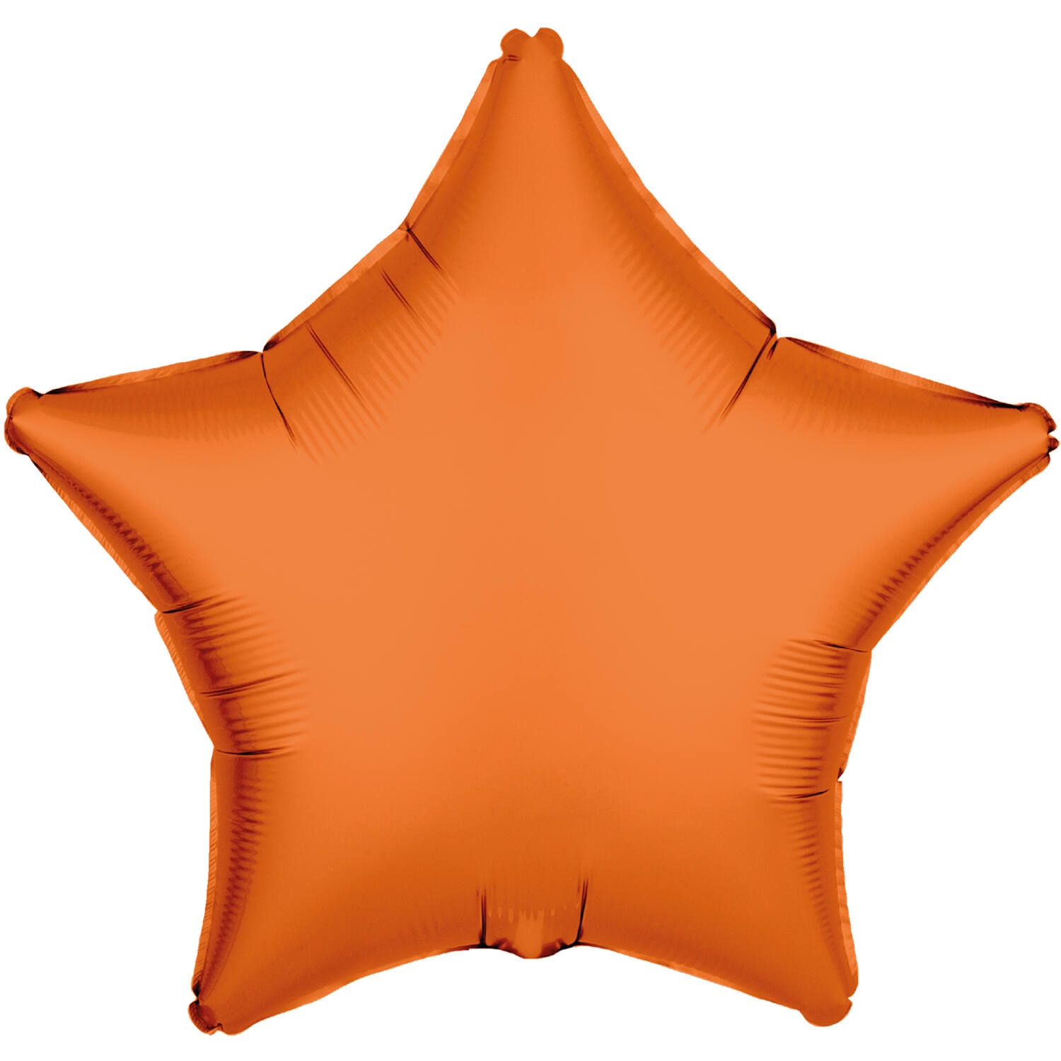 Foil Balloon Shape Star - Neon Orange - 48 cm