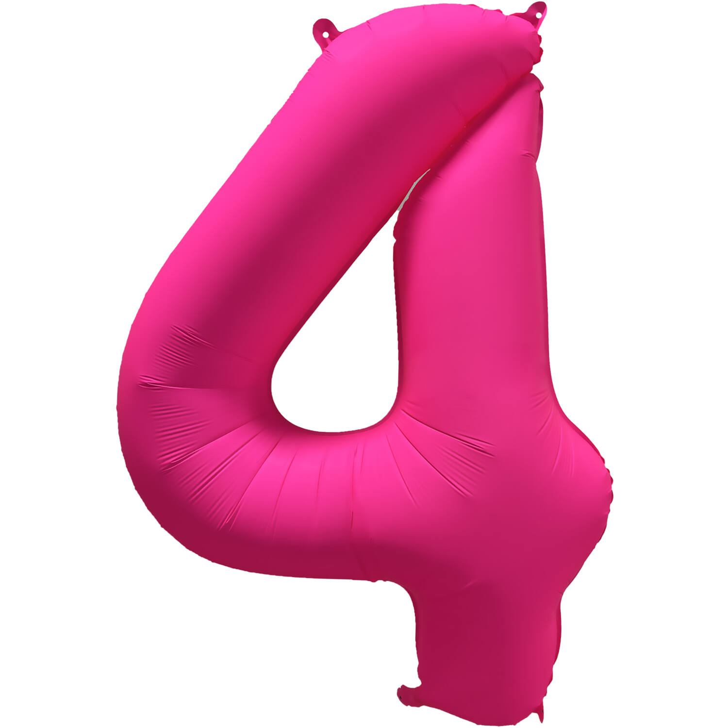 Foil Balloon Number 4 - Neon Pink - 86 cm