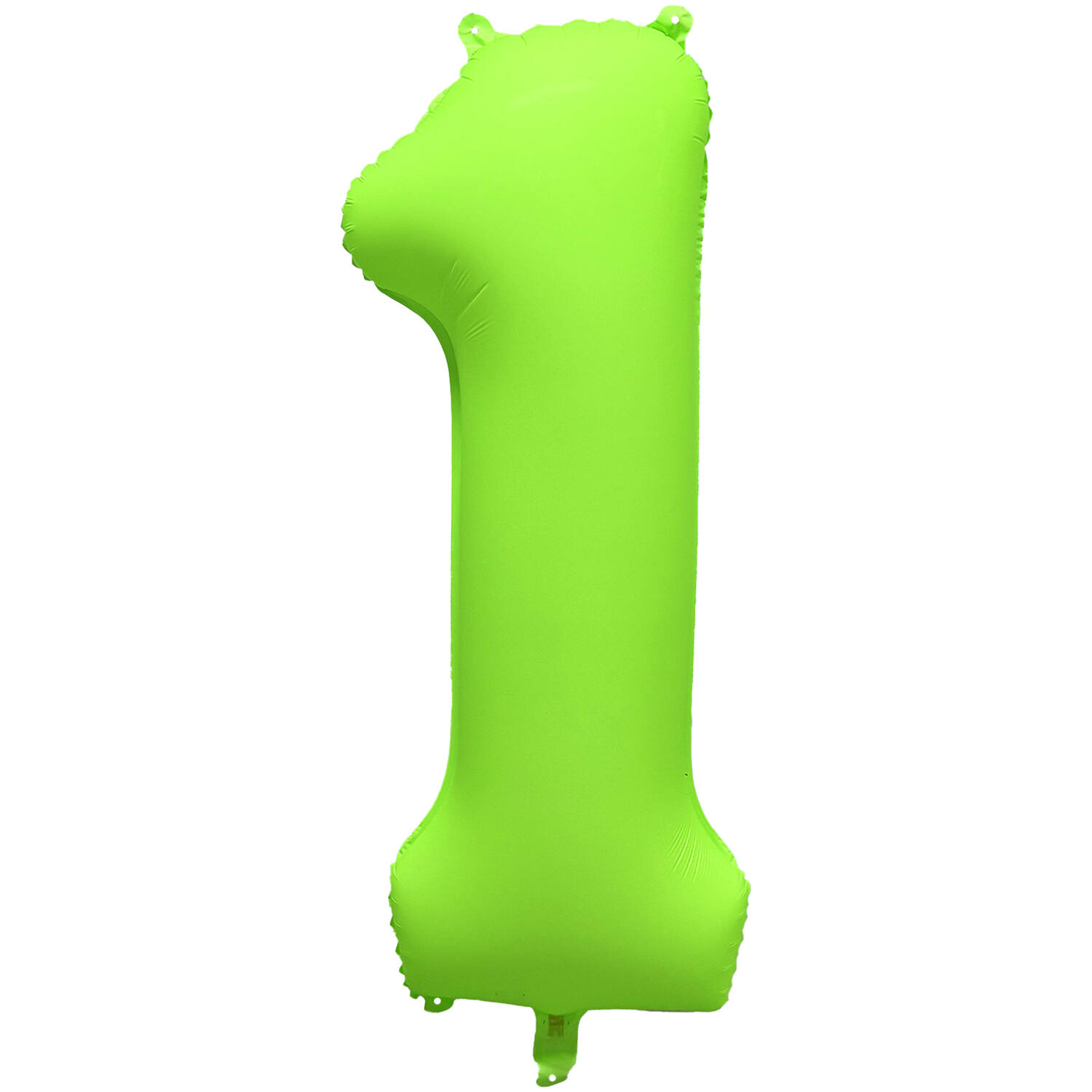 Foil Balloon Number 1 - Neon Green - 86 cm