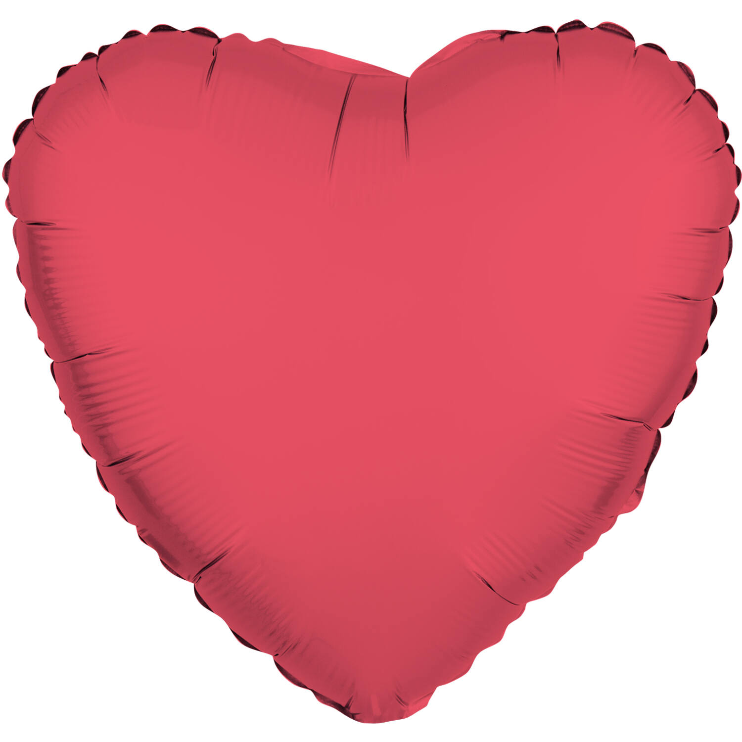 Foil Balloon Shape Heart - Neon Red - 45 cm