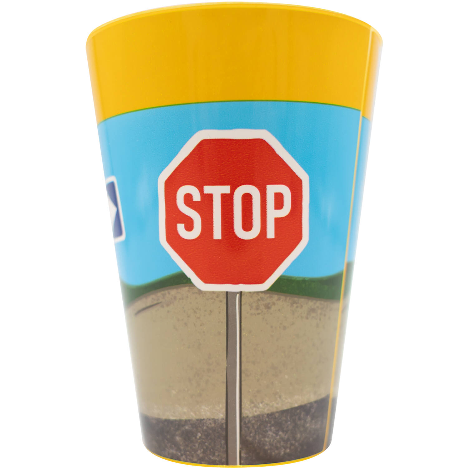 4 Cups Construction Party Plastic Reusable 430 ml