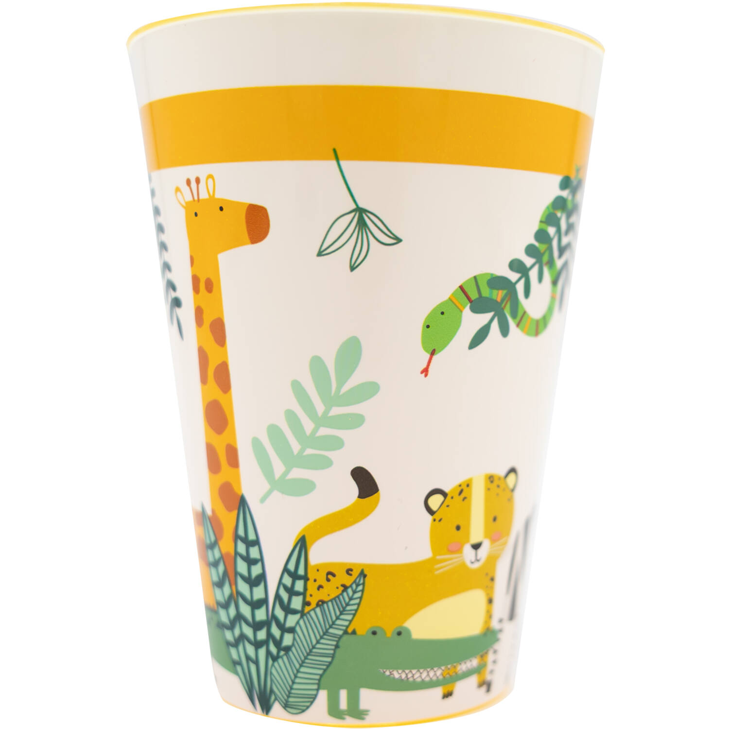 4 Cups Get Wild Plastic Reusable 430 ml