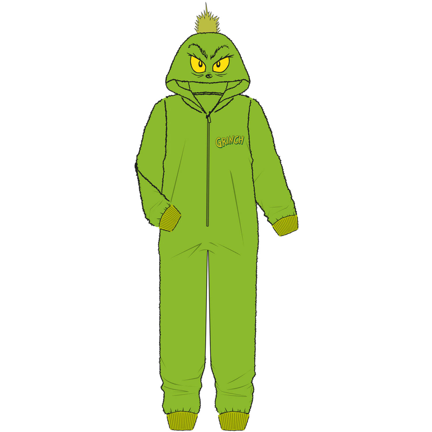 Adult Onesie The Grinch Size S