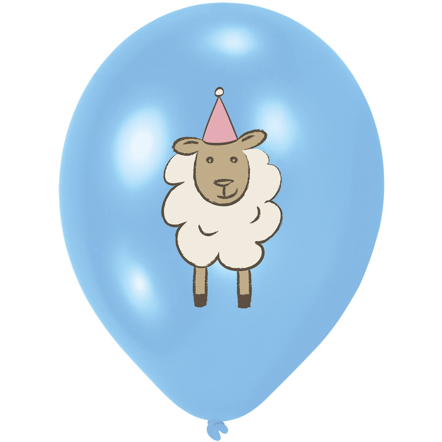 6 Latex Balloons Farm Party 27 cm/11", 4c print