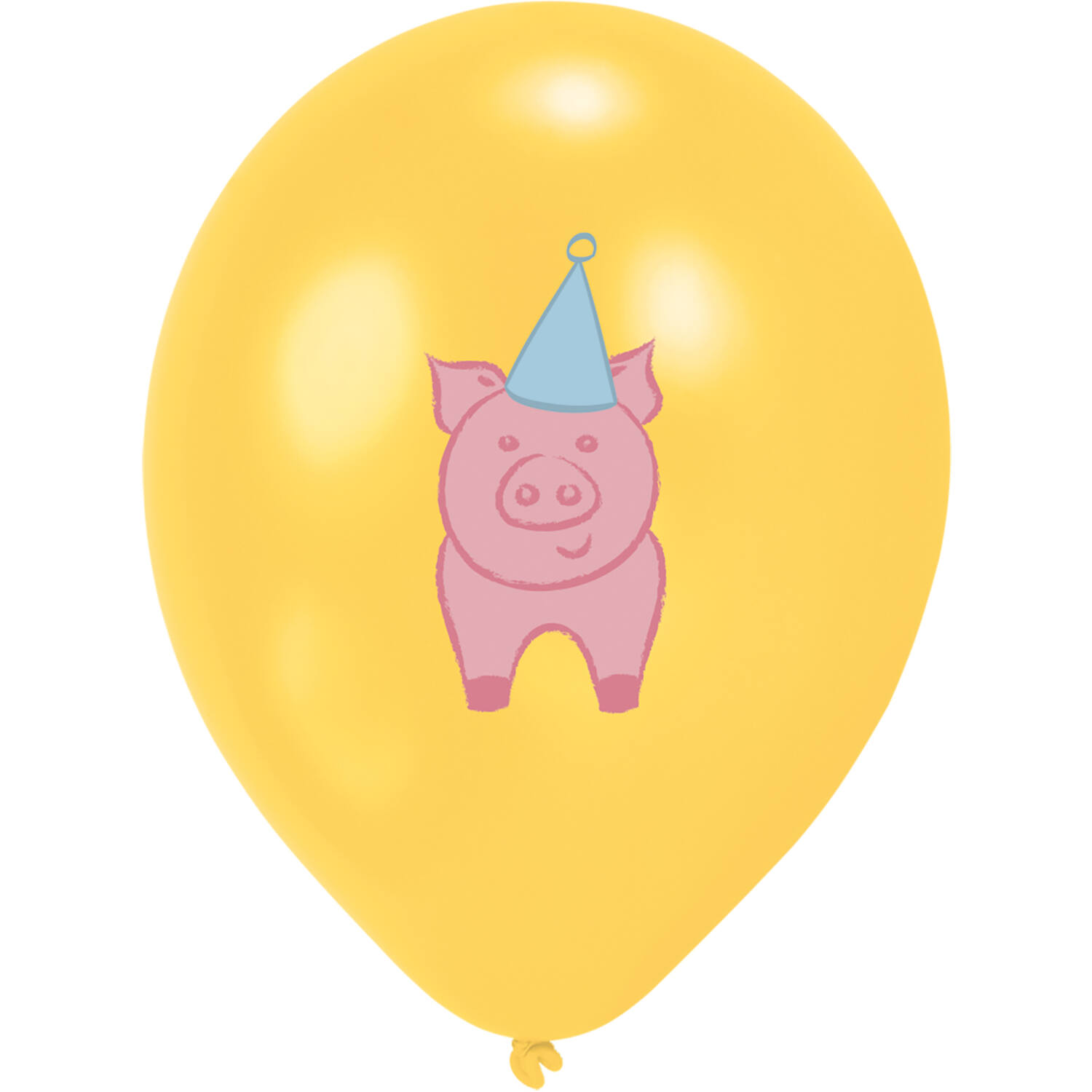 6 Latex Balloons Farm Party 27 cm/11", 4c print