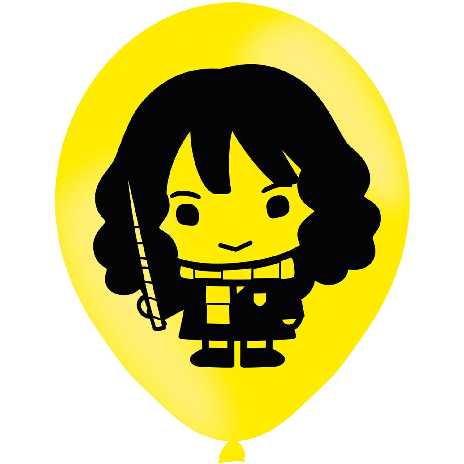 6 Latex Balloons Harry Potter 4 Sided Print 27.5 cm / 11"