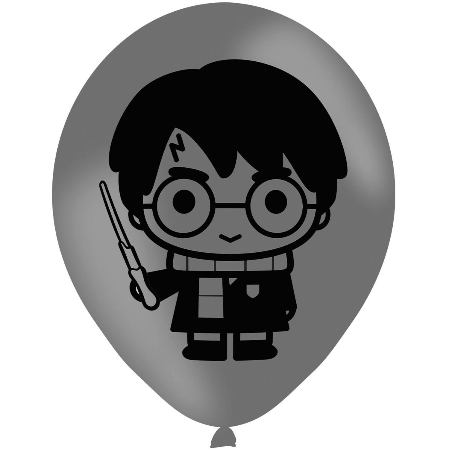 6 Latex Balloons Harry Potter 4 Sided Print 27.5 cm / 11"