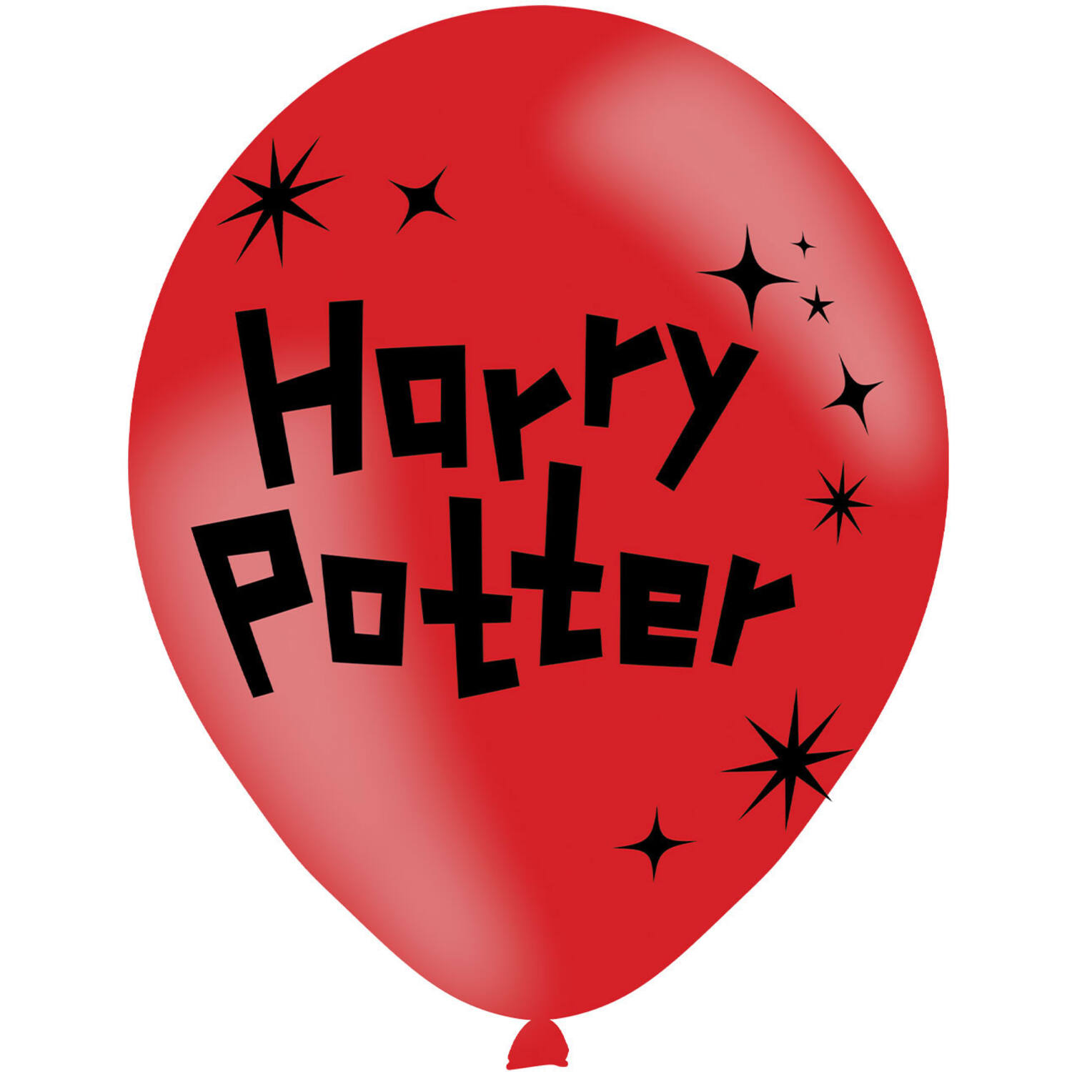 6 Latex Balloons Harry Potter 4 Sided Print 27.5 cm / 11"