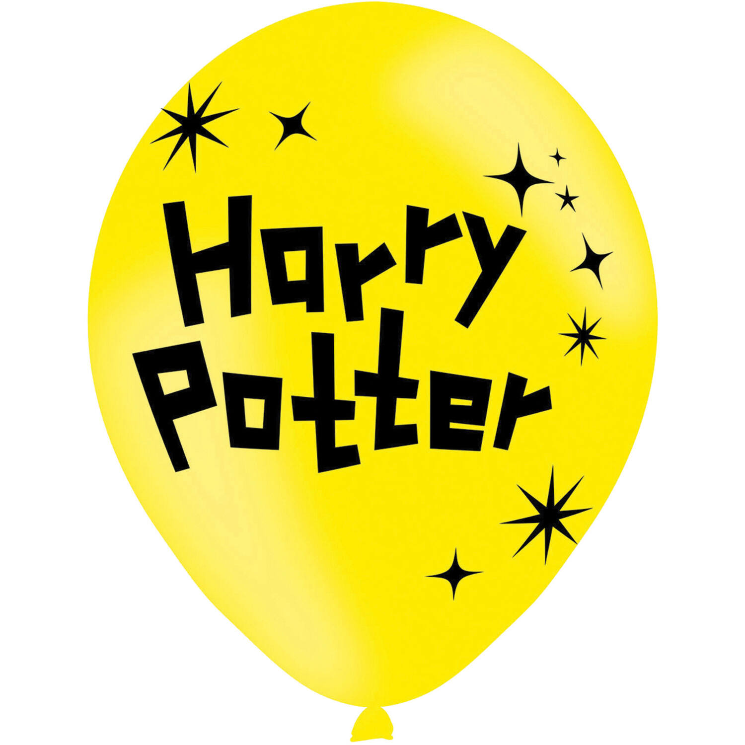 6 Latex Balloons Harry Potter 4 Sided Print 27.5 cm / 11"