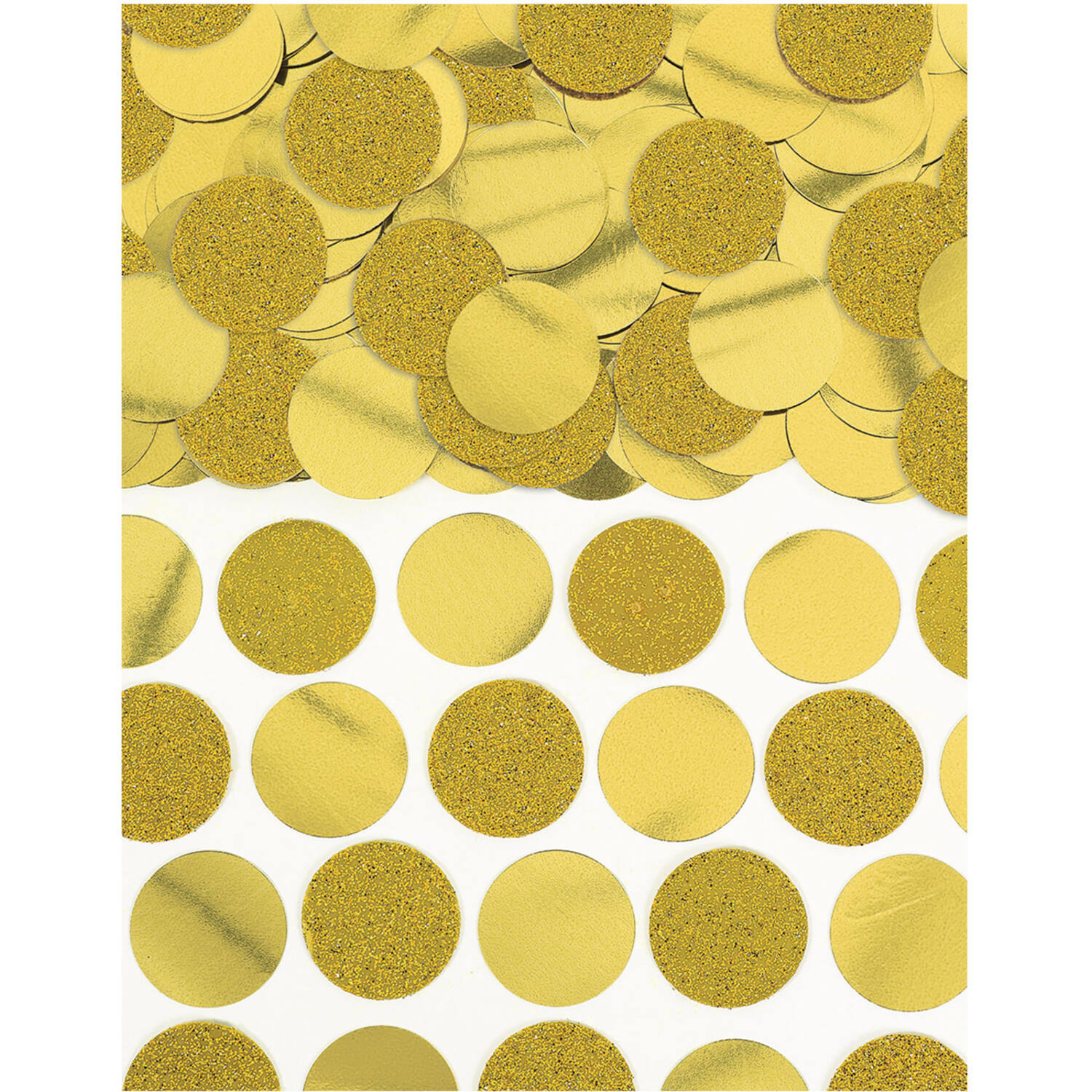 Confetti Circles Gold Silver Foil / Paper 63 g