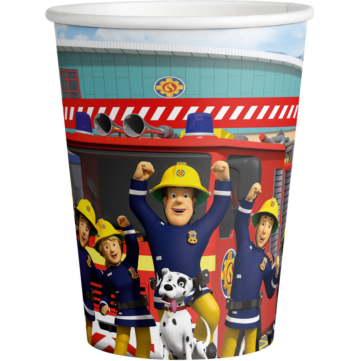 8 Cups Fireman Sam Paper 250 ml