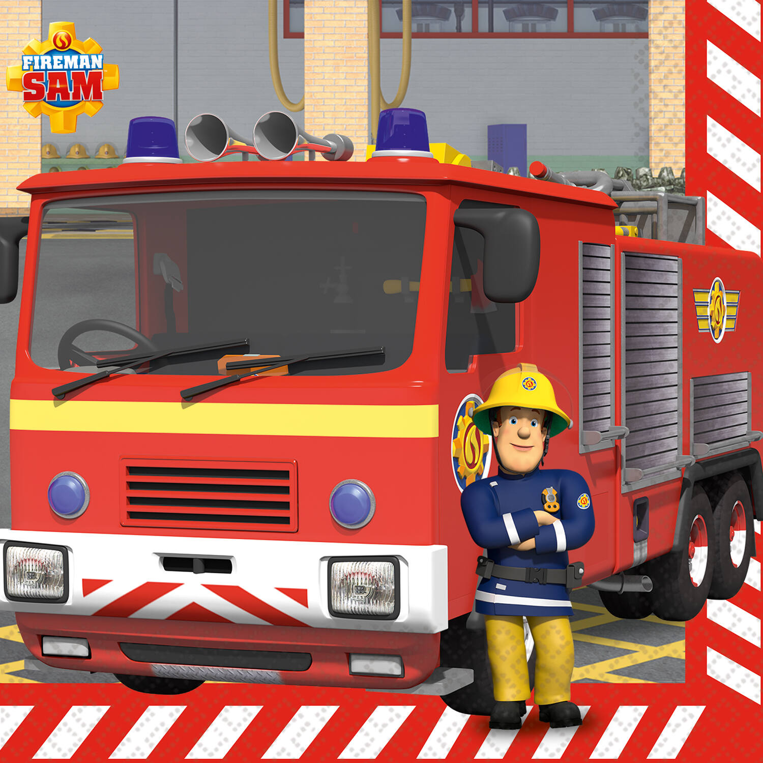 16 Napkins Fireman Sam 33 x 33 cm