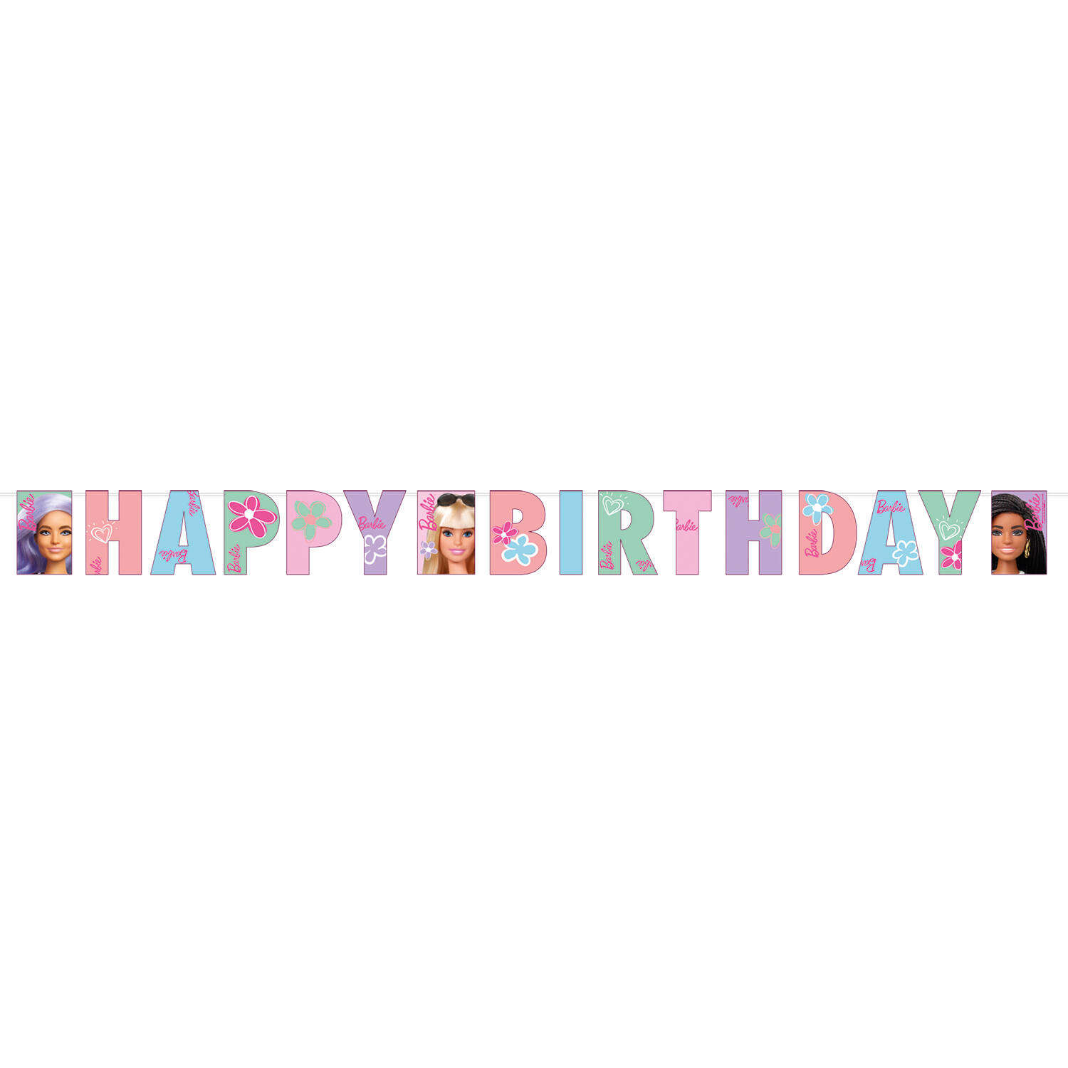 Letter Banner Barbie Sweet Life 180 x 15 cm