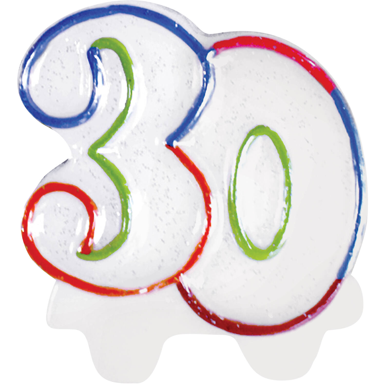 Numeral Candle 30 Height 8 cm