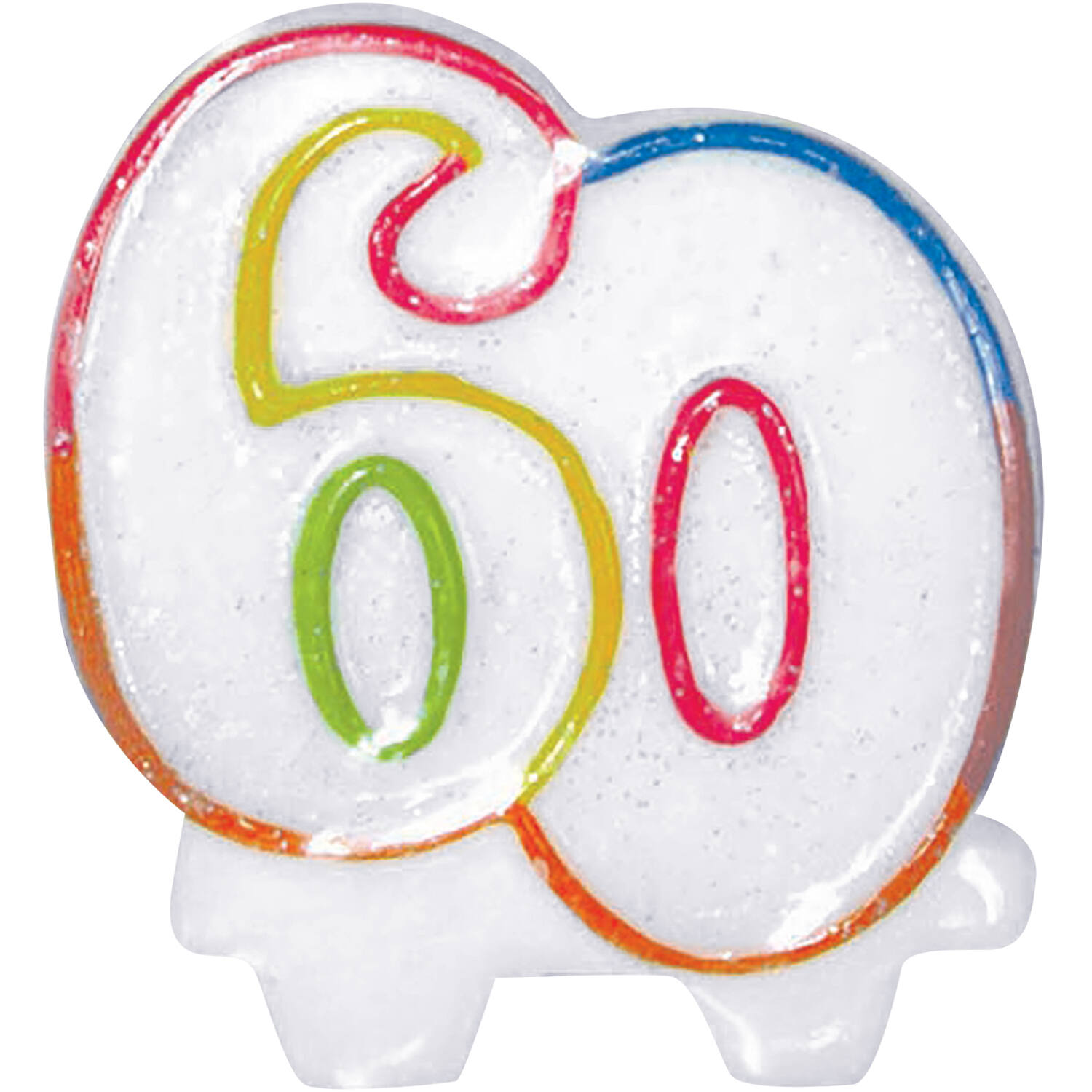 Numeral Candle 60 Height 8 cm