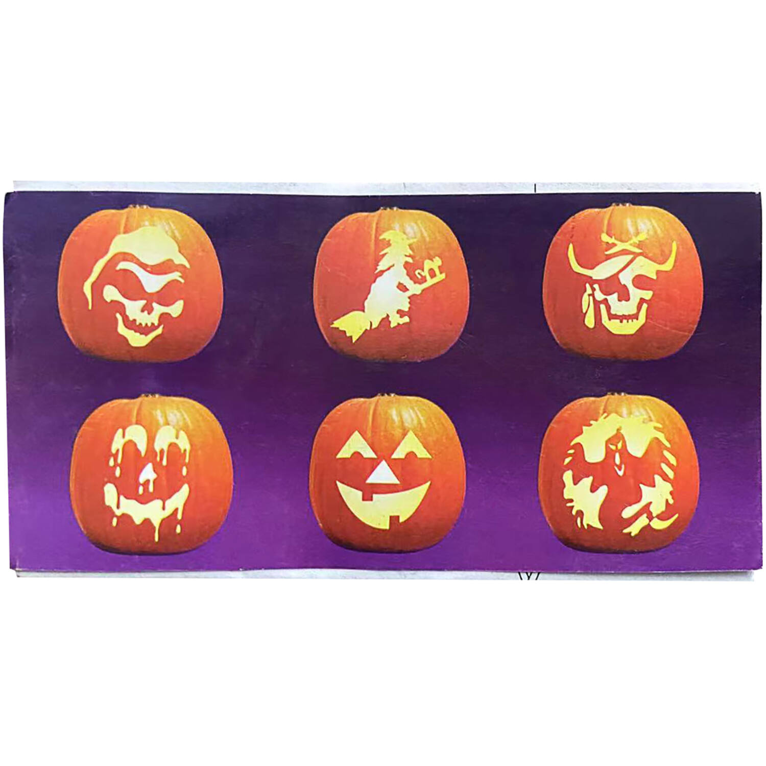 Pumpkin Carving Kit with Carving Tools, Stencils and 2 Glow Sticks