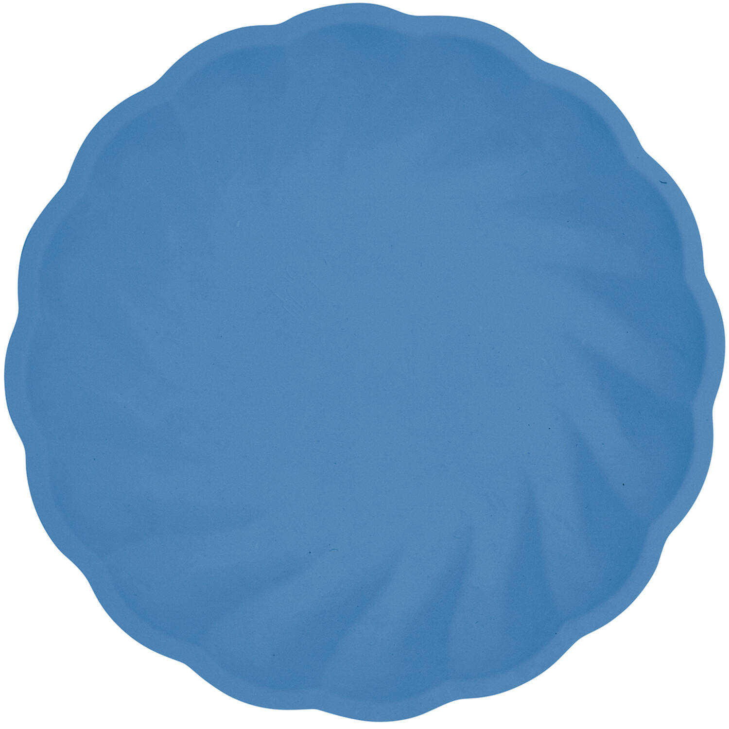 6 Plates Vert Decor Round Dark Blue 22.9 cm