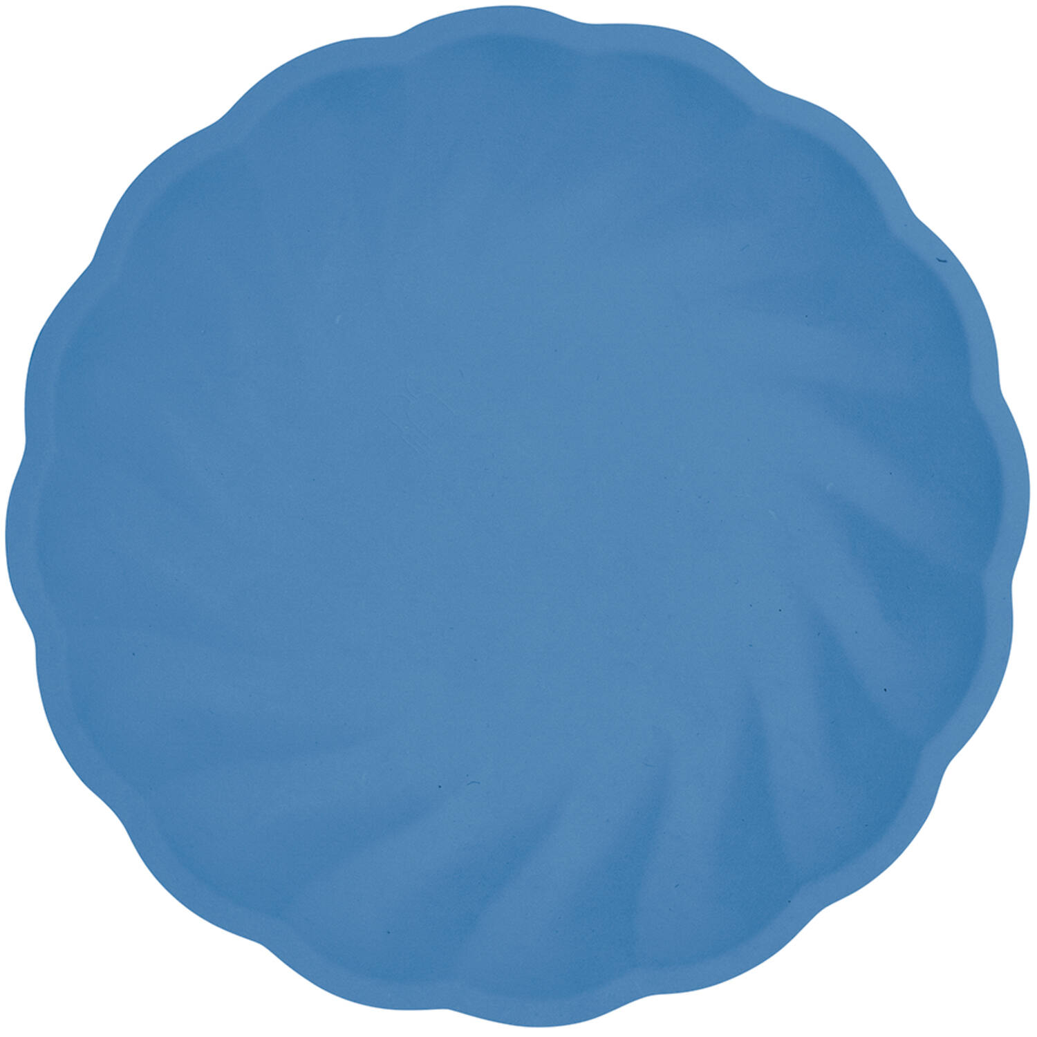 6 Plates Vert Decor Round Dark Blue 18.8 cm