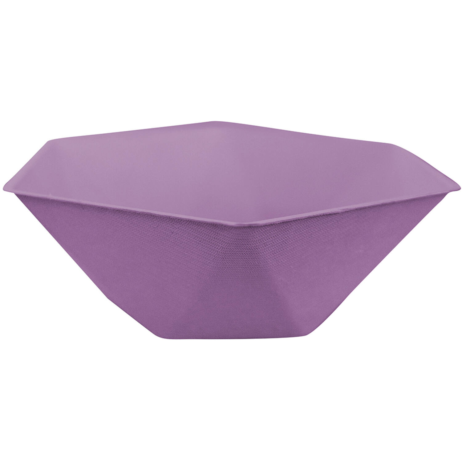 6 Bowls Vert Decor Hexagonal Dark Purple 15.8 x 13.7 cm
