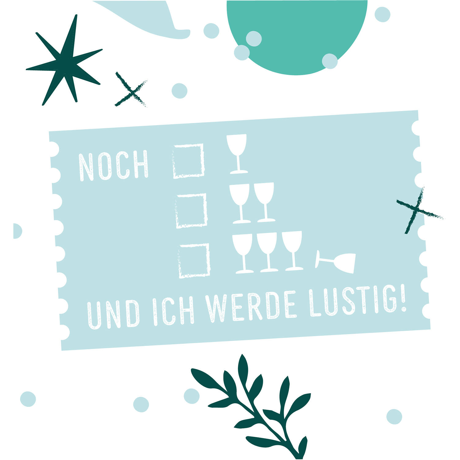 12 Flip Napkins Wine Evening GER Double-Sided Print 33 x 33 cm