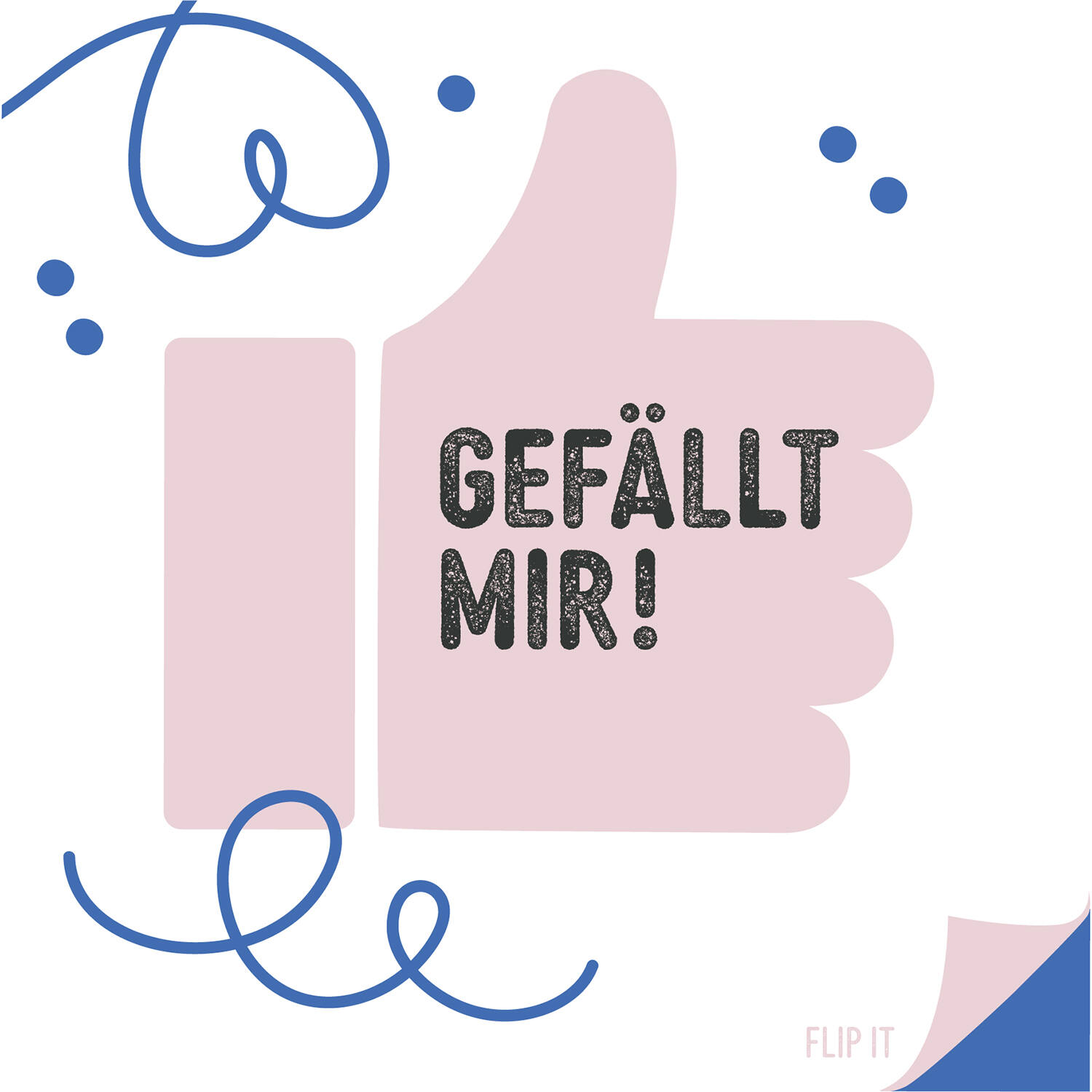 12 Flip Napkins Chit-Chat GER Double-Sided Print 33 x 33 cm