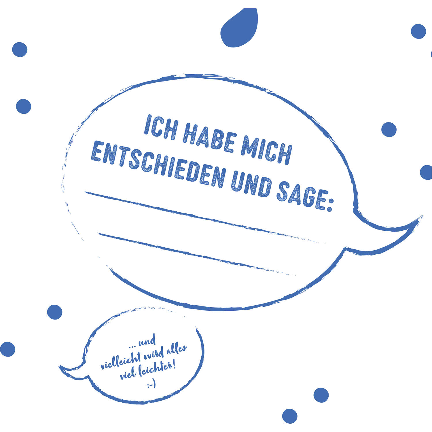 12 Flip Napkins Chit-Chat GER Double-Sided Print 33 x 33 cm
