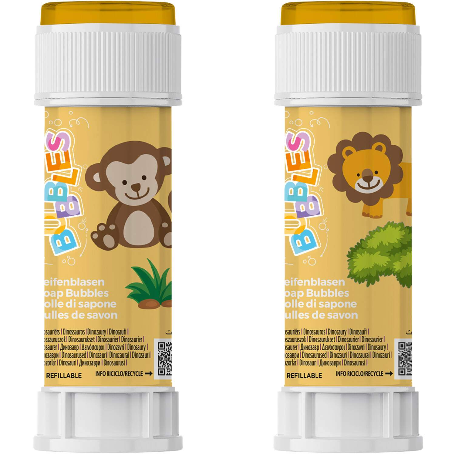 2 Soap Bubble Tubes assorted, 50ml