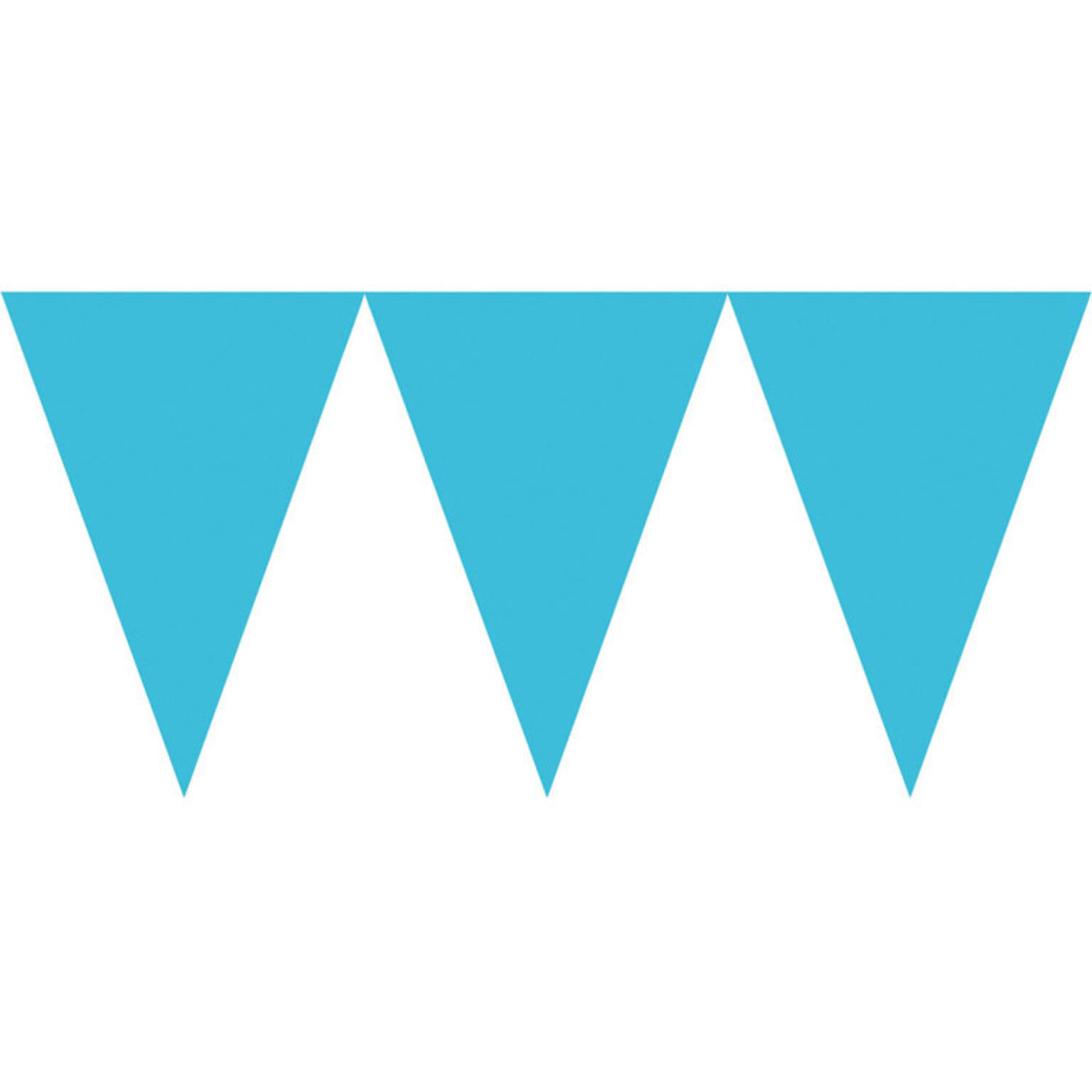 Pennant Banner Caribbean Blue Paper 457 x 17.7 cm
