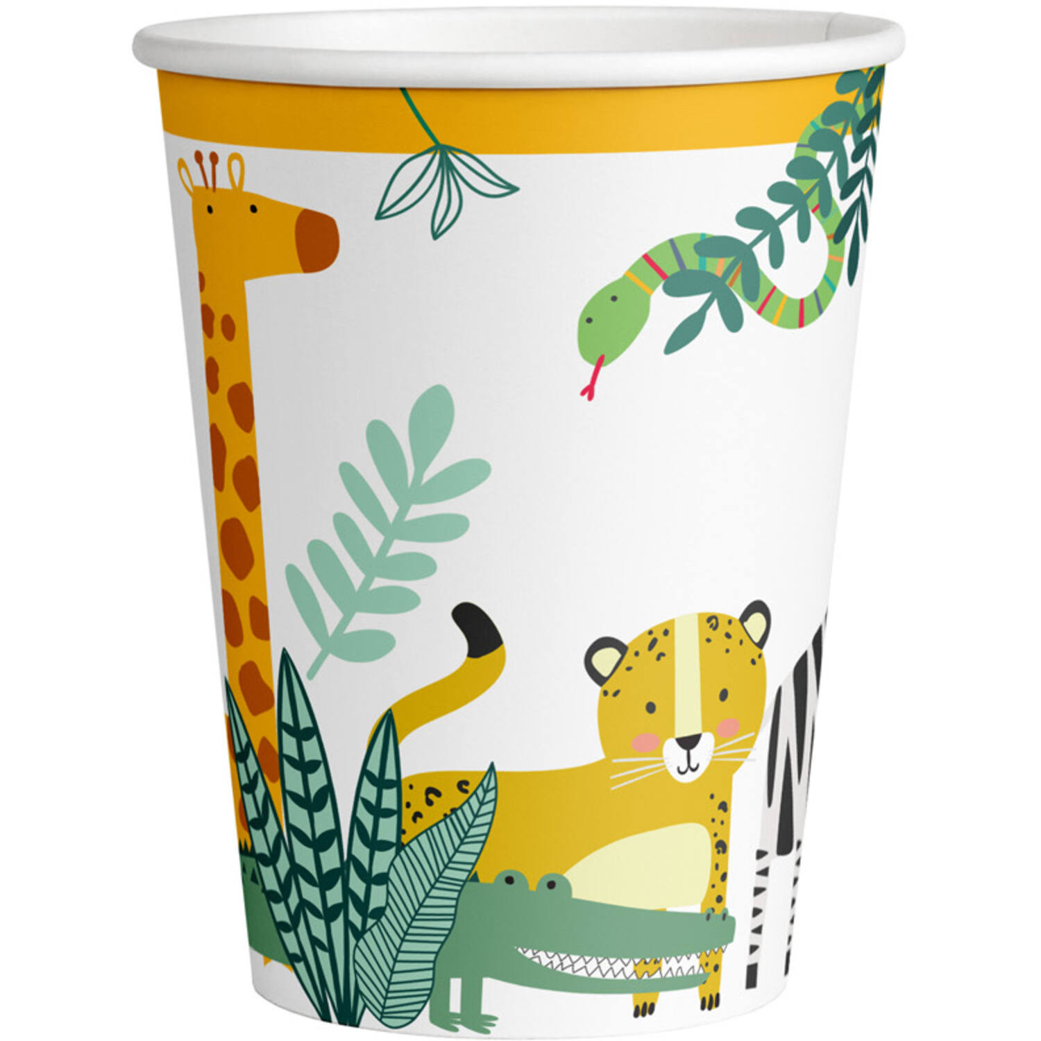 8 Cups Paper Get Wild 250 ml