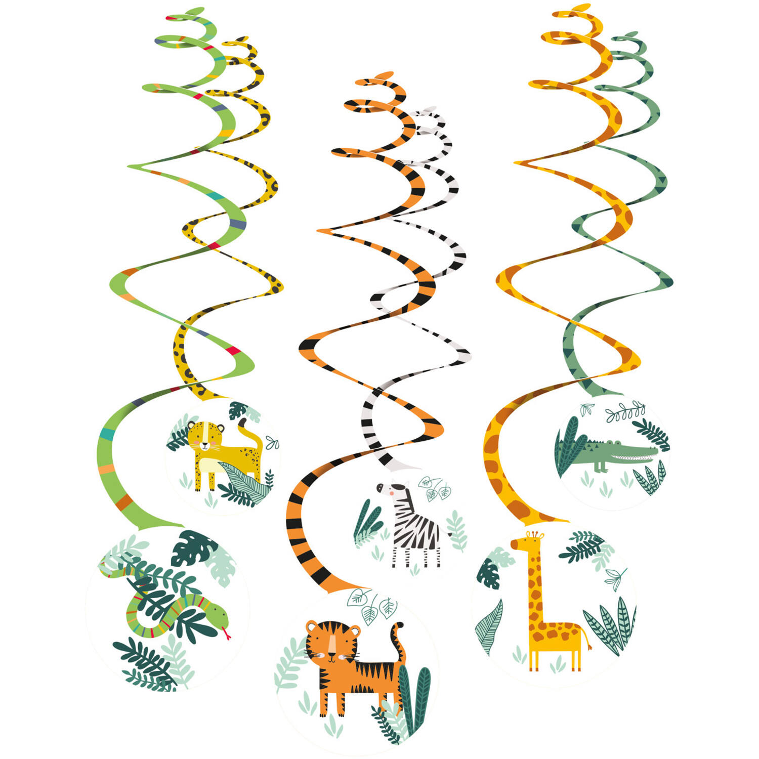 6 Swirl Decoration Get Wild