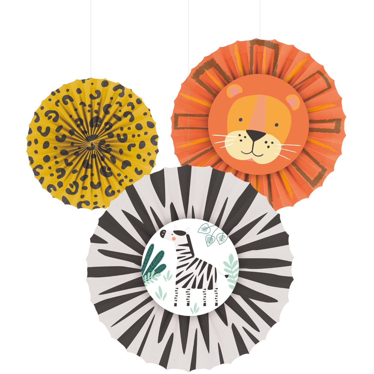 3 Decoration Fans Get Wild