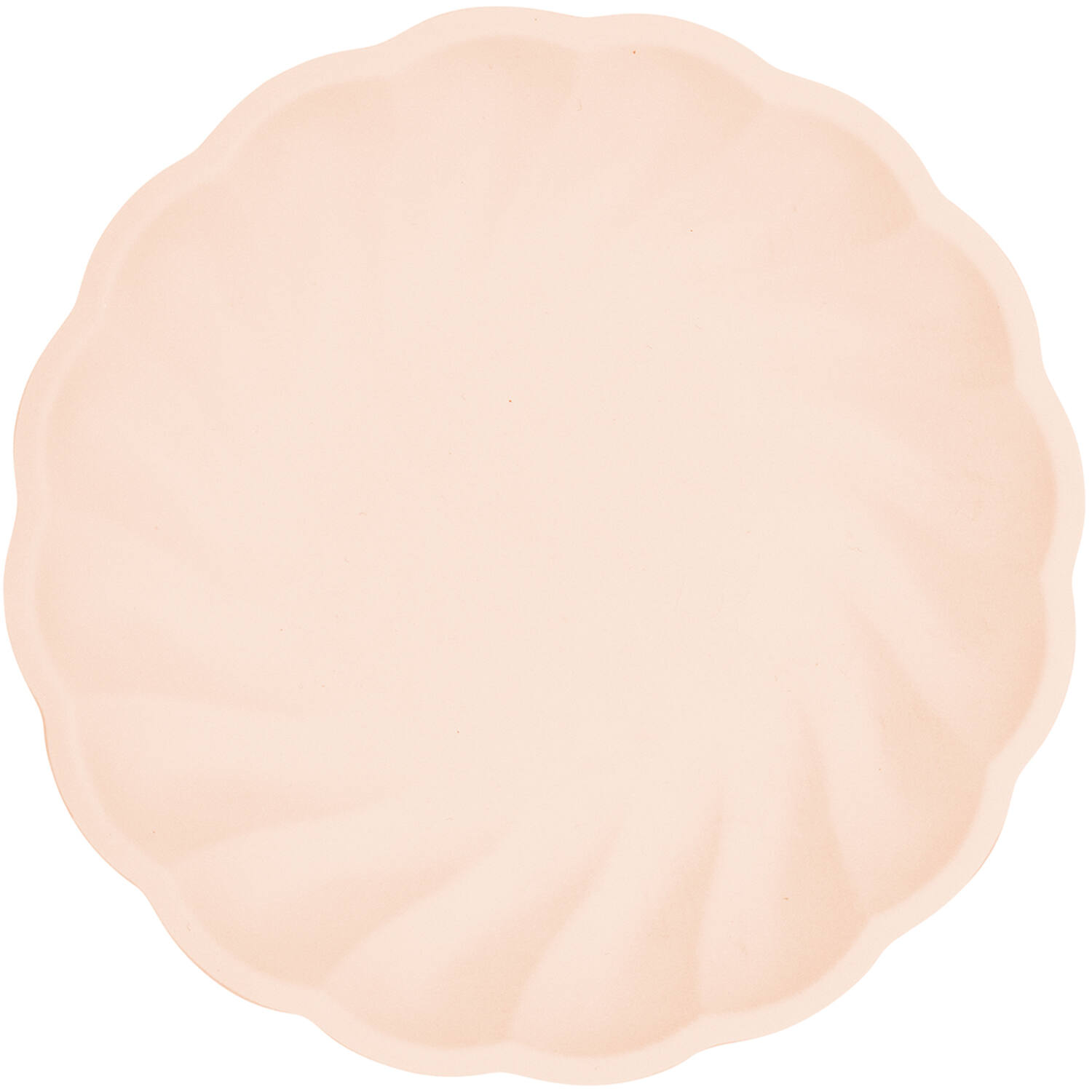 6 Plates Vert Decor Round Apricot 22.9 cm