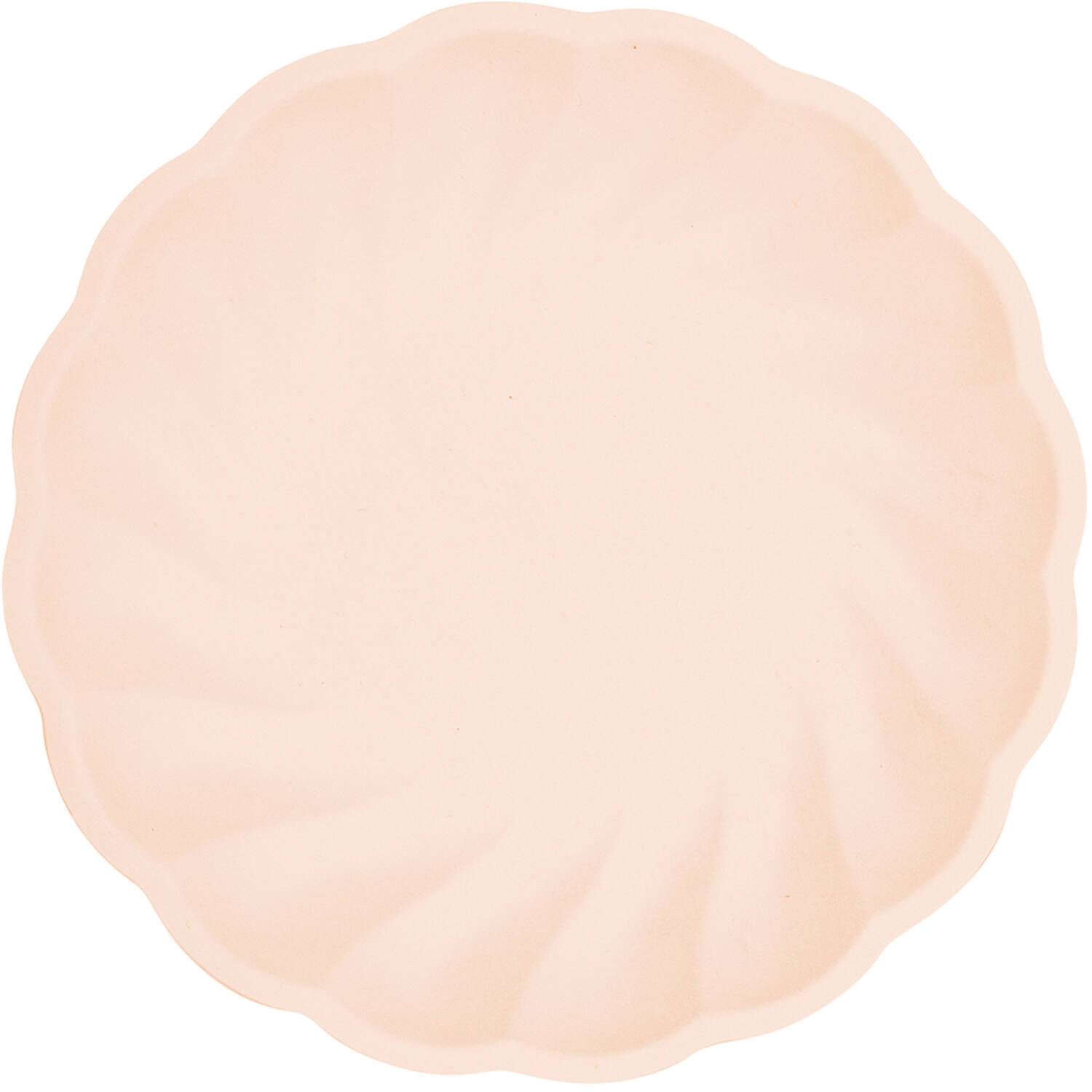 6 Plates Vert Decor Round Apricot 18.8 cm