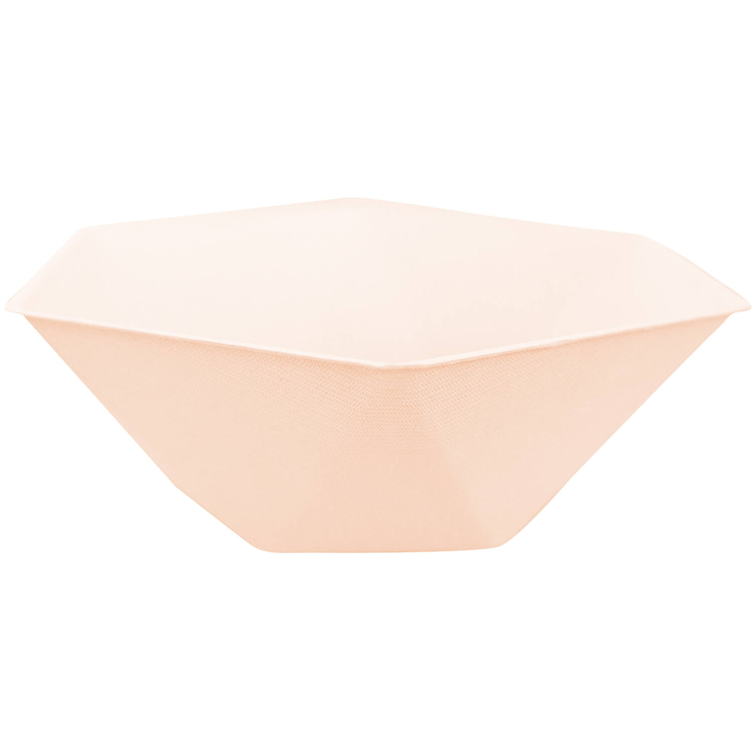 6 Bowls Vert Decor Hexagonal Apricot 15.8 x 13.7 cm