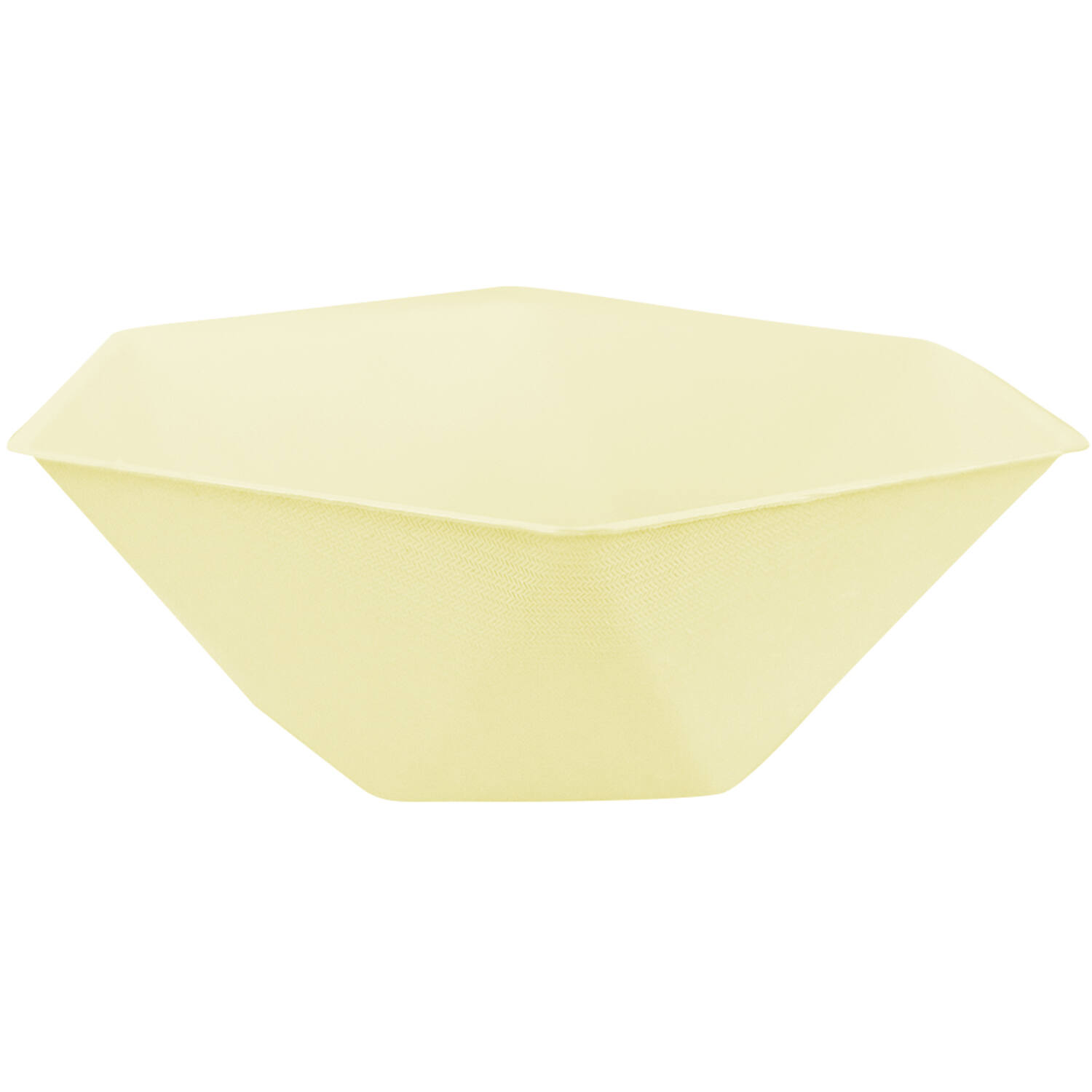 6 Bowls Vert Decor Hexagonal Yellow 15.8 x 13.7 cm