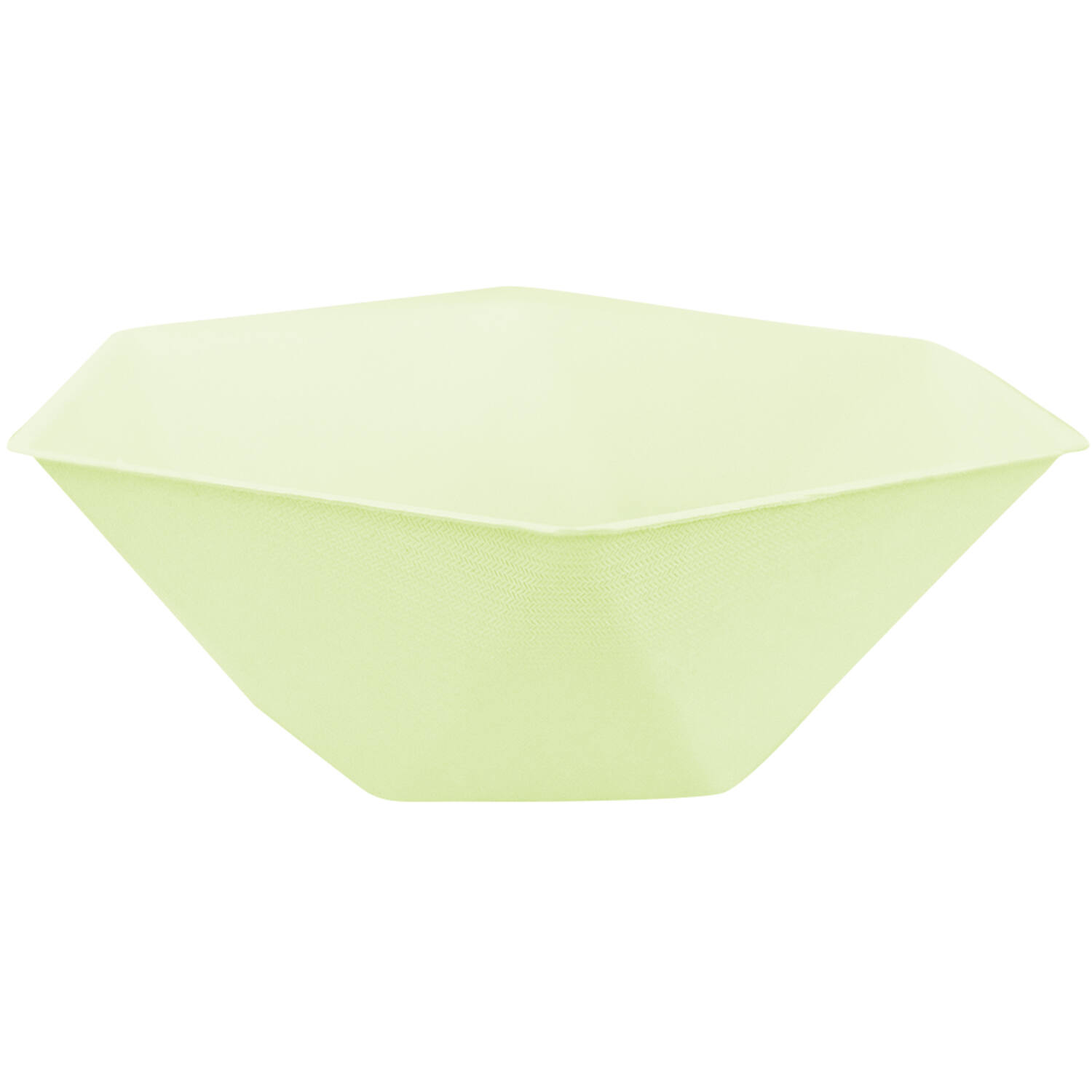 6 Bowls Vert Decor Hexagonal Green 15.8 x 13.7 cm