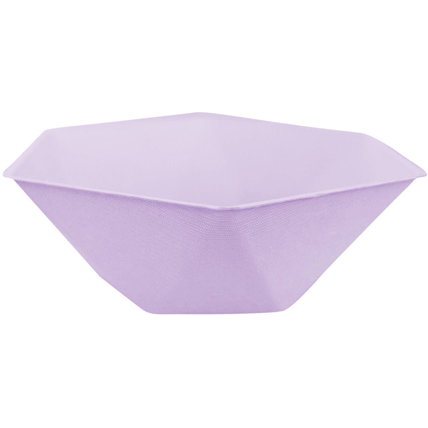 6 Bowls Vert Decor Hexagonal Purple 15.8 x 13.7 cm