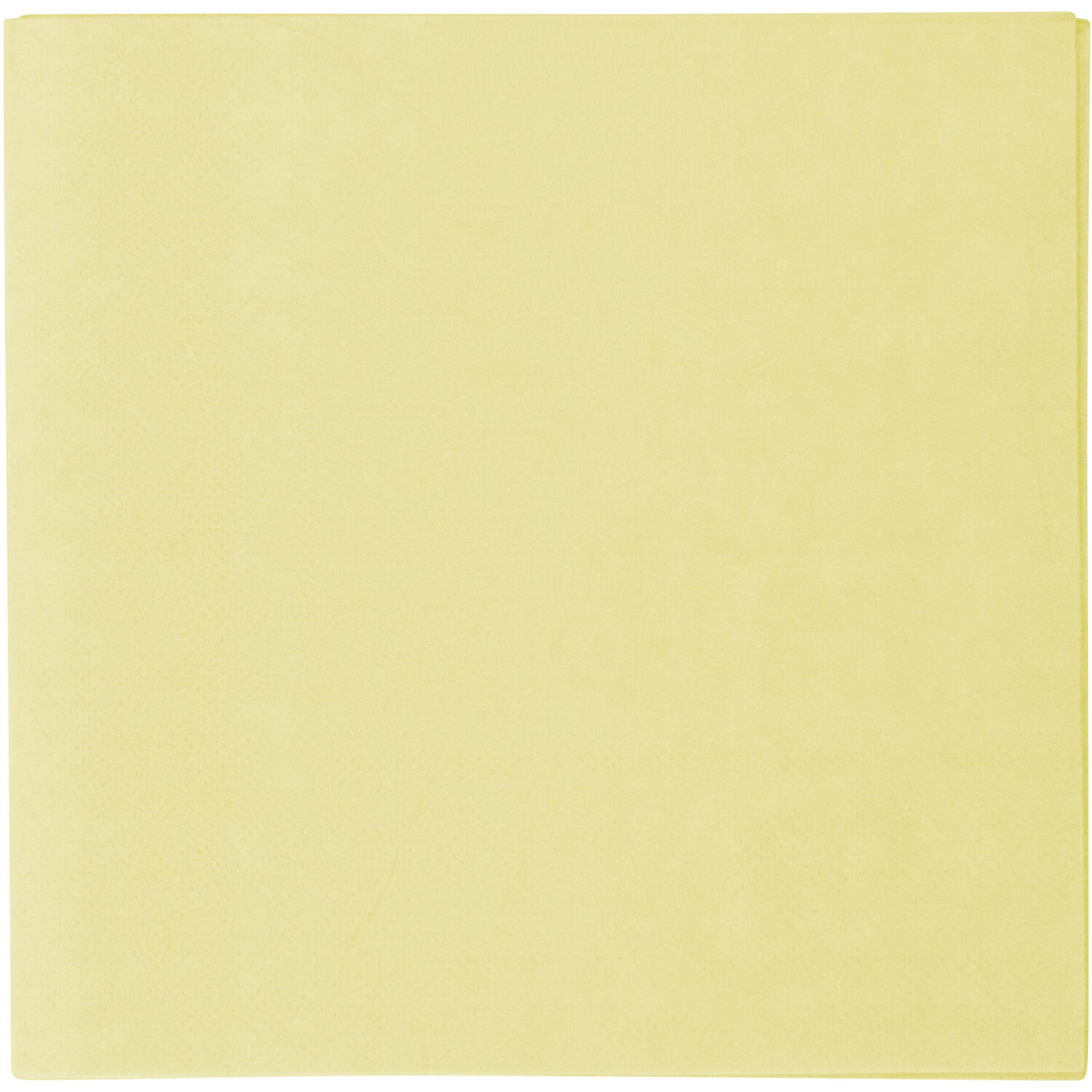 20 Napkins Vert Decor 3-ply Yellow 33 x 33 cm