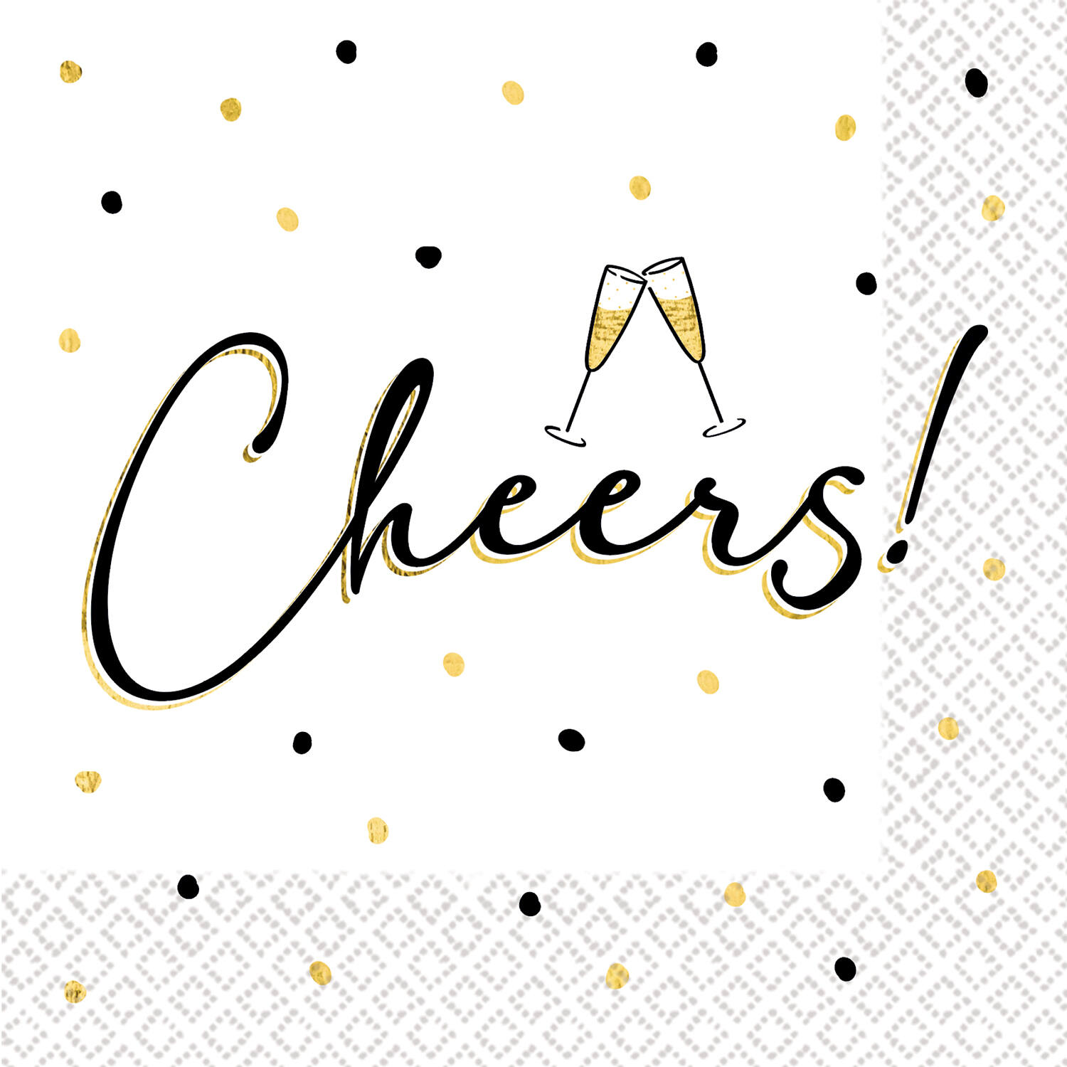 16 napkins "Cheers" 33cm x 33cm