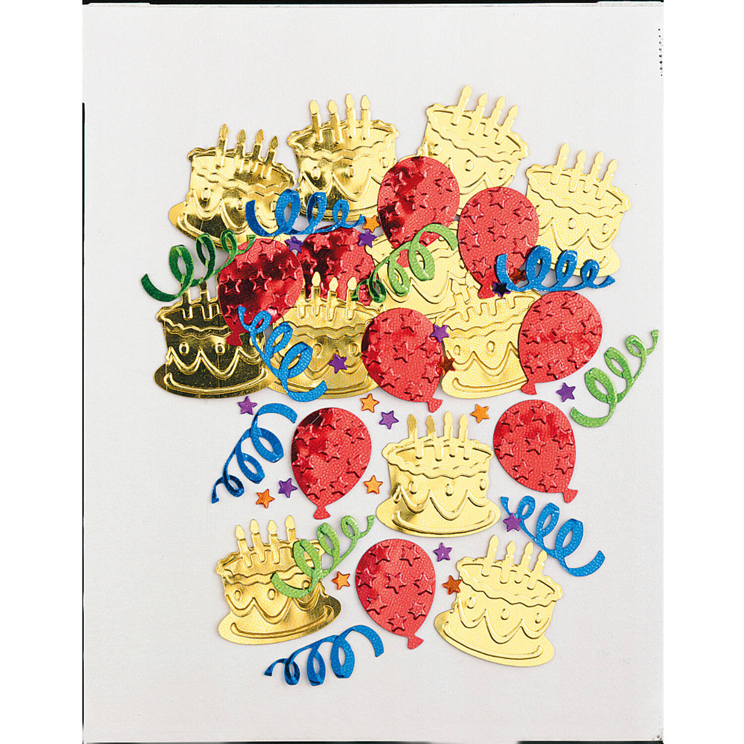 Confetti Cake Party Multicolour Foil 14 g