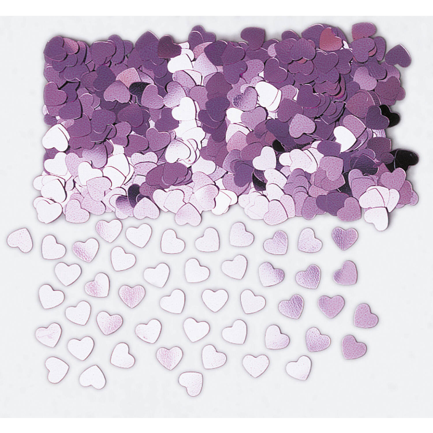 Confetti Sparkle Hearts Pink Foil 14 g