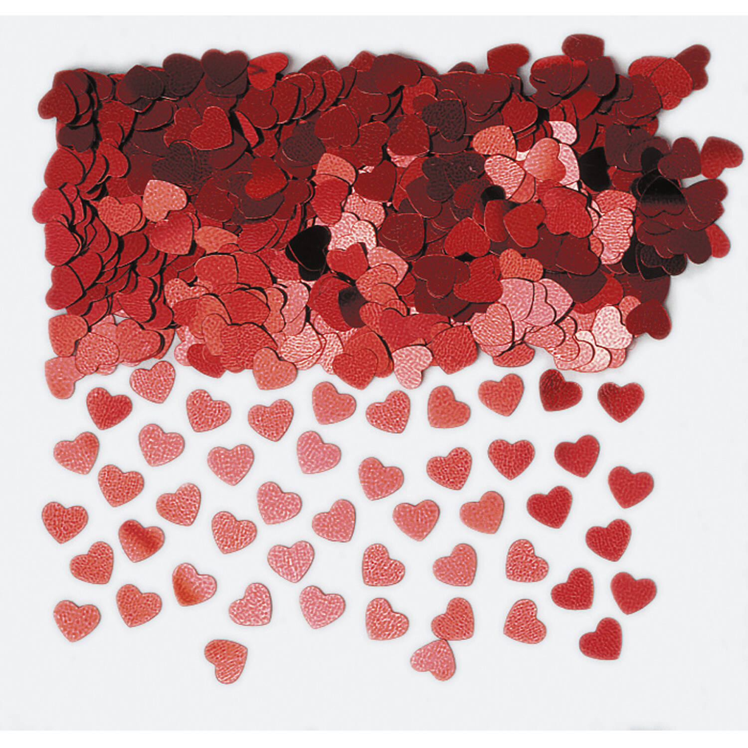 Confetti Sparkle Hearts Red Foil 14 g