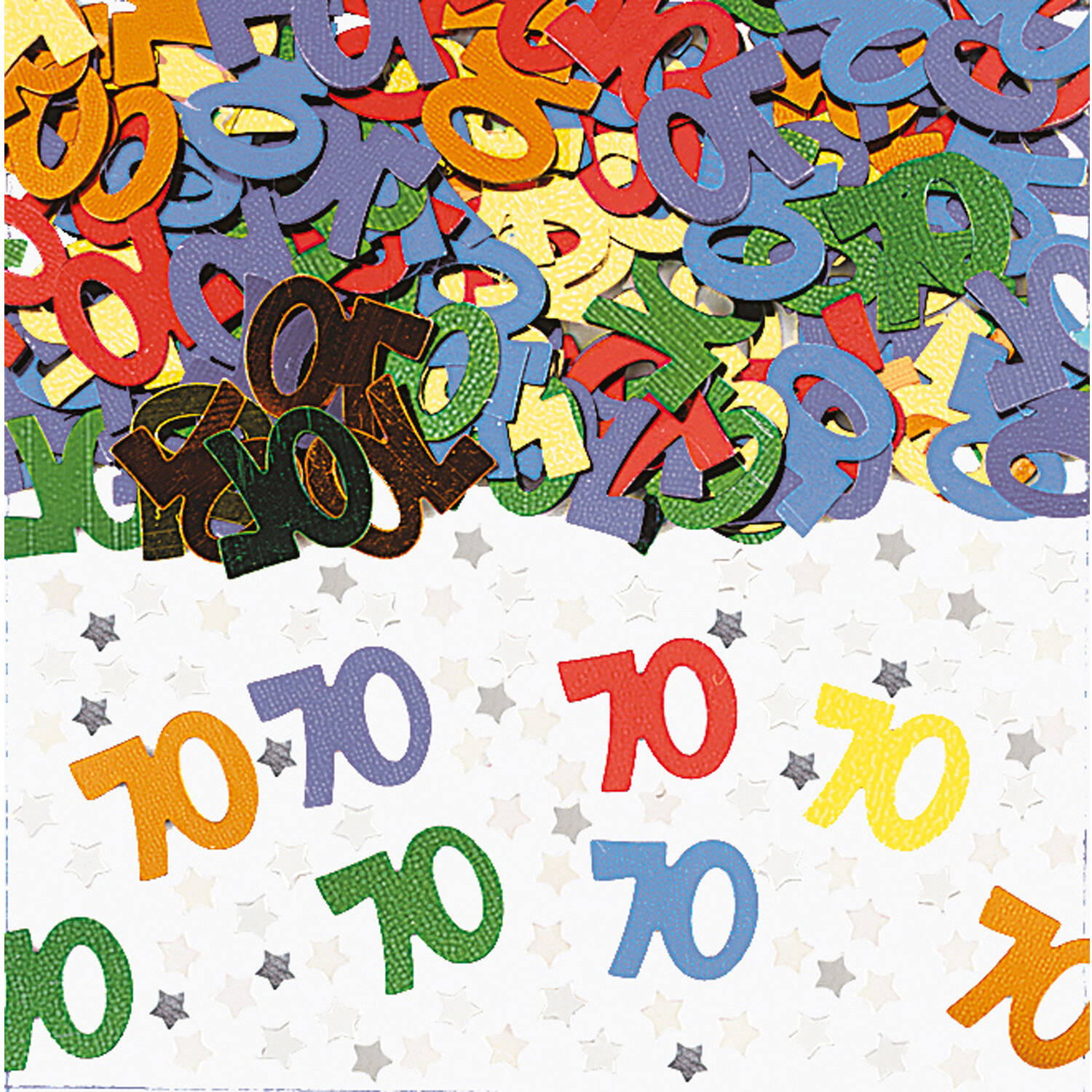 Confetti 70 Multicolour Foil 14 g