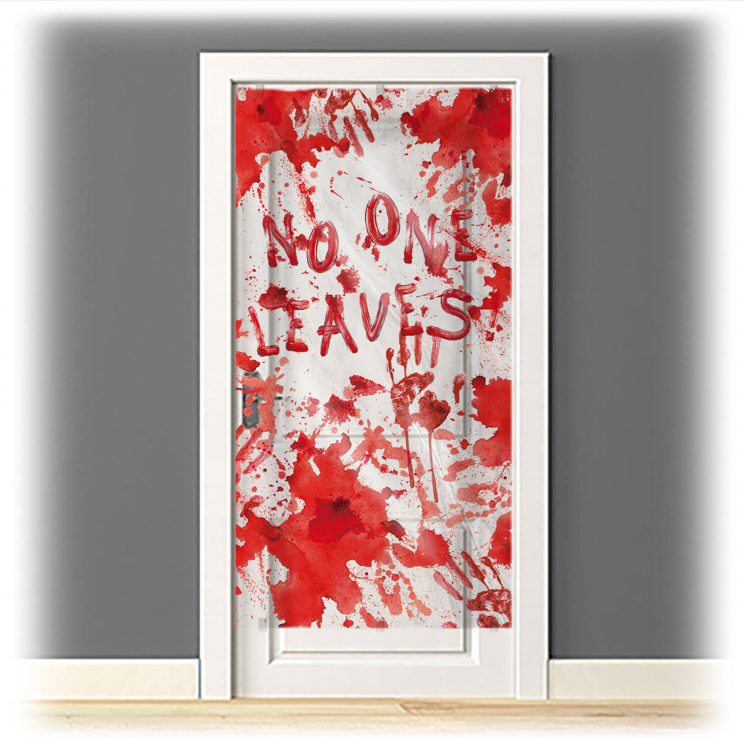Door Decoration No One Leaves Plastic 165.1 x 85 cm